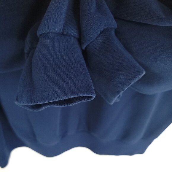 Vtg Army Sweatshirt Men's Large Navy Blue Soffe Sweats Distressed USA - Picture 12 of 14